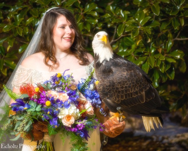 Bride with Eagle